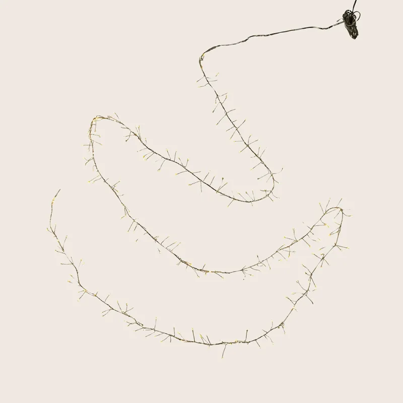 8' Warm White Fairy Twinkle Light Garland - Kurt S. Adler, Inc.