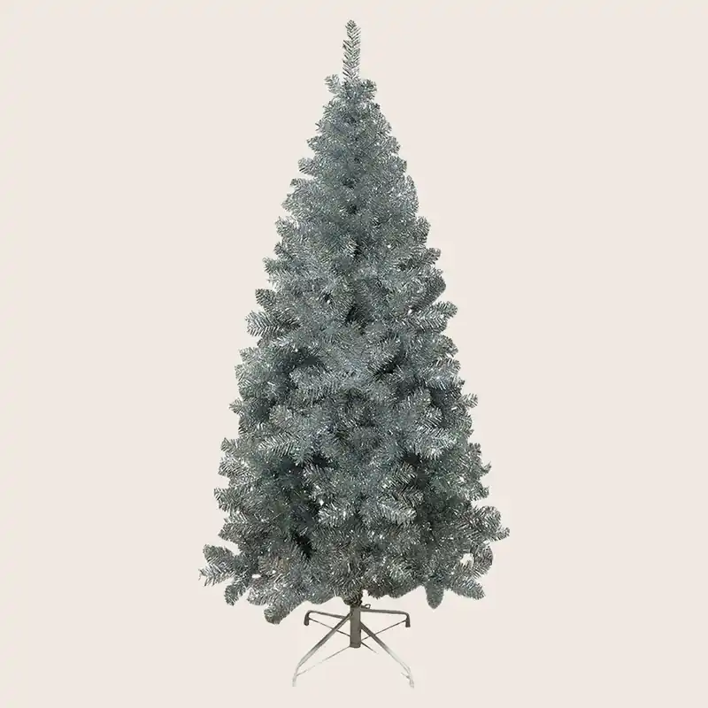 6' Un-Lit Silver Point Tree
