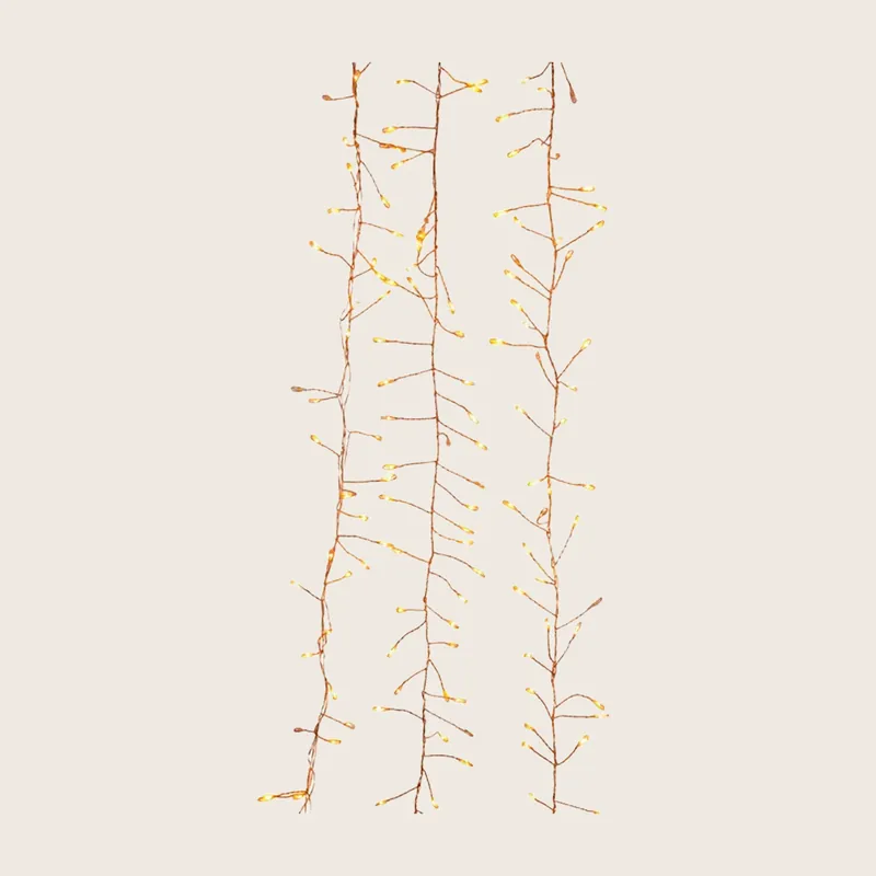 8' Classic White Fairy Twinkle Lights on Copper Wire - Kurt S. Adler, Inc.