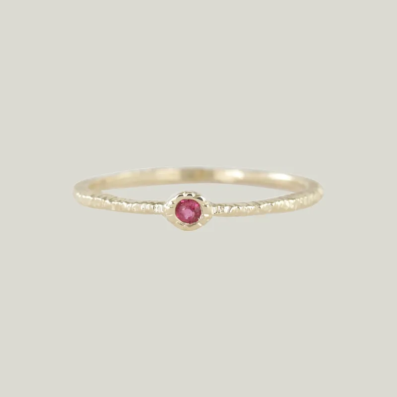 Treasure Dainty Pink Sapphire Ring - Danielle Welmond (Leased)