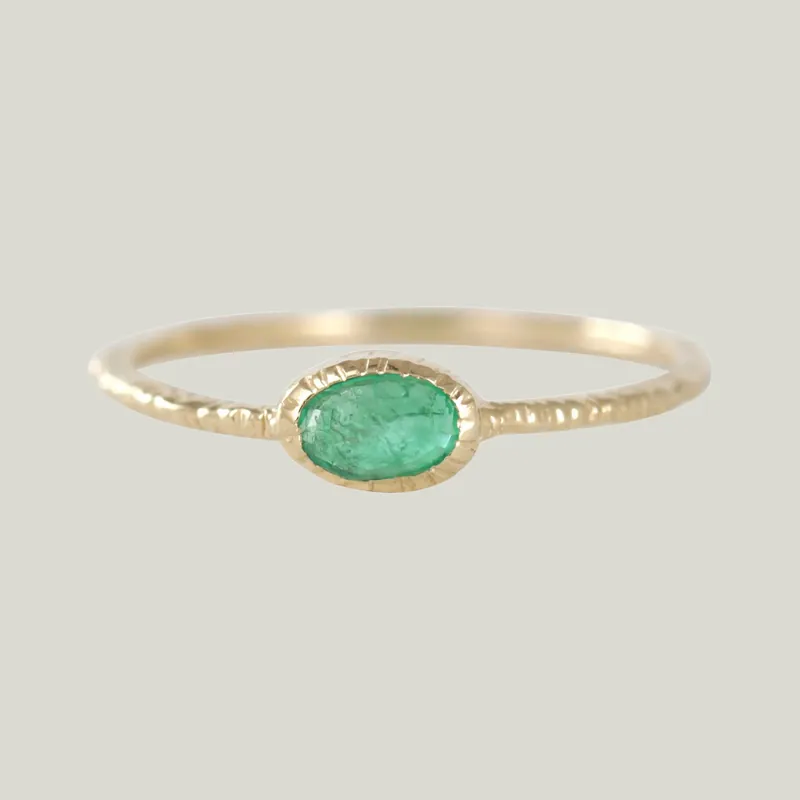 Relic Oval Emerald Ring - Danielle Welmond (Leased)