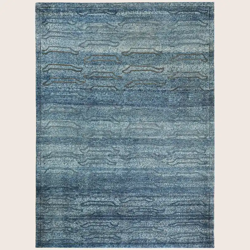 Alchemy Contemporary Wool Silk Blend Rug - Ashoka Creations