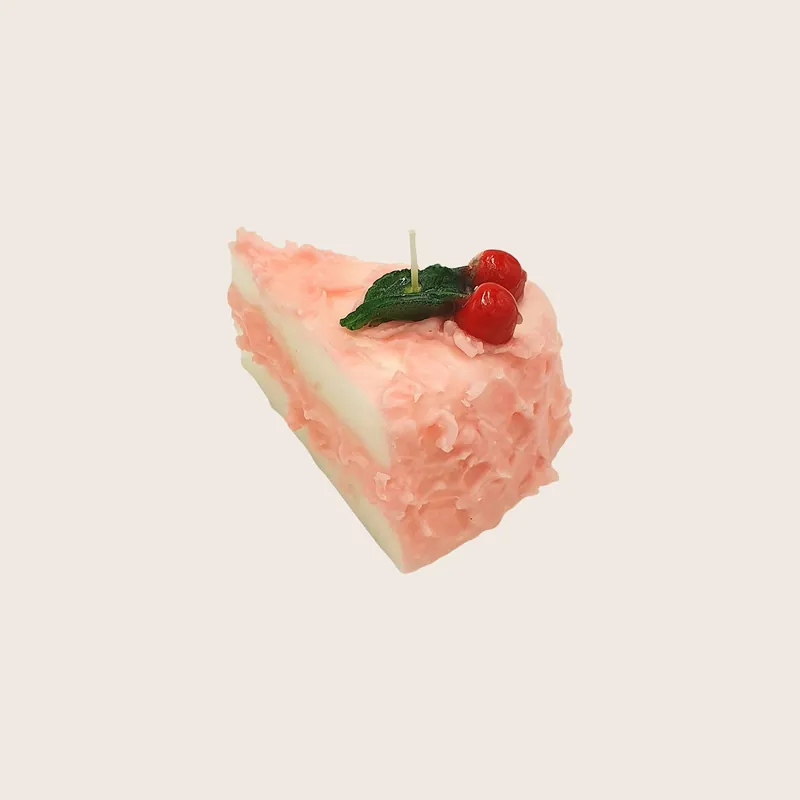 Cherry Cake Slice Candle - Cereria Introna Srl