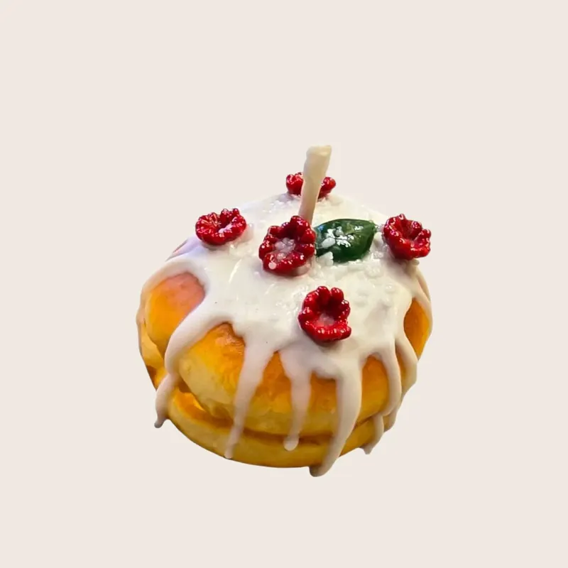 White Donut Candle - Cereria Introna Srl
