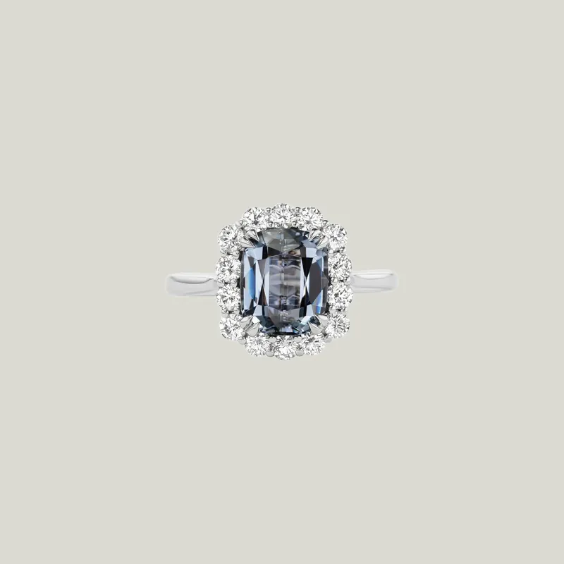 Grey Spinel Bloom Ring - Stoned Fine Jewelry (Consigned)