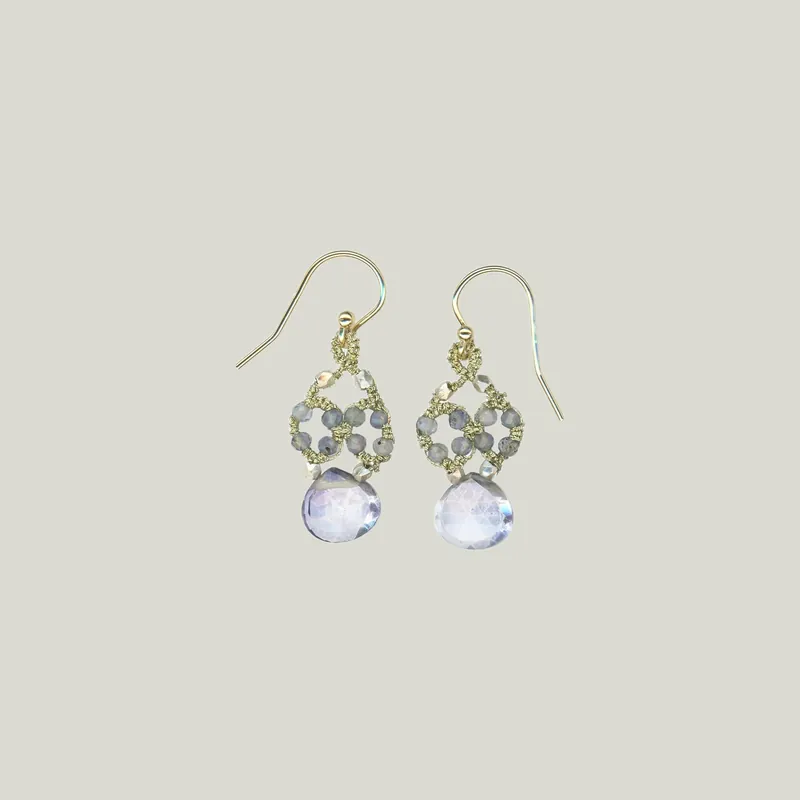 Mystic Lolite Drop Earrings - Danielle Welmond (Leased)