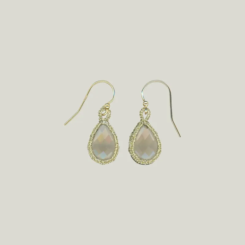 Caged Smokey Quartz Earrings - Danielle Welmond (Leased)