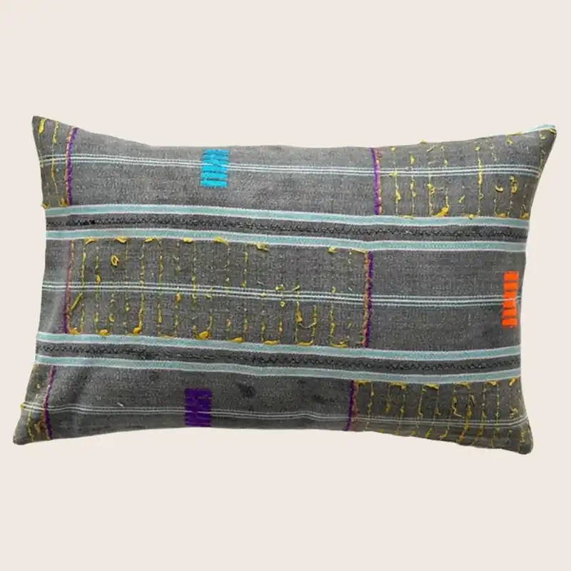 Kente Cloth Lumbar Pillow - Threads Soft Goods