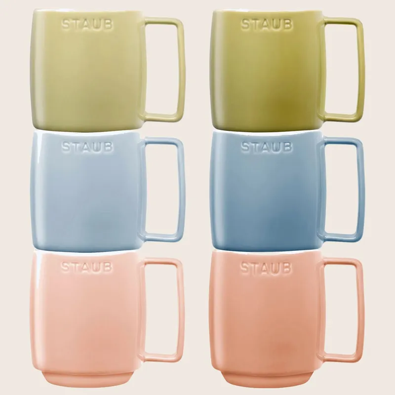 6 Pastel Coffee/Tea Mugs - Zwilling J.A. Henckels LLC