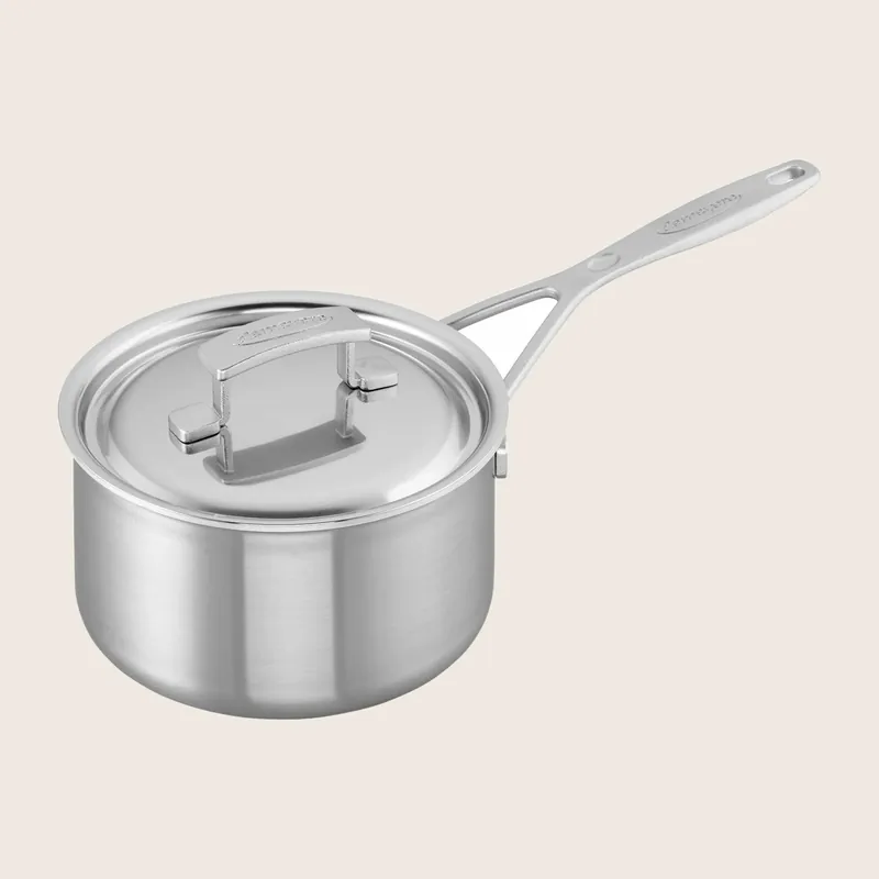 5-Ply 2-qt Stainless Steel Saucepan