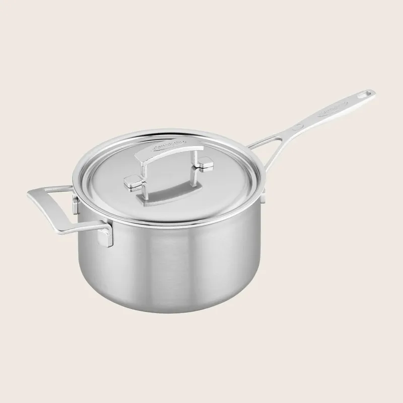 5-Ply 4-qt Stainless Steel Saucepan