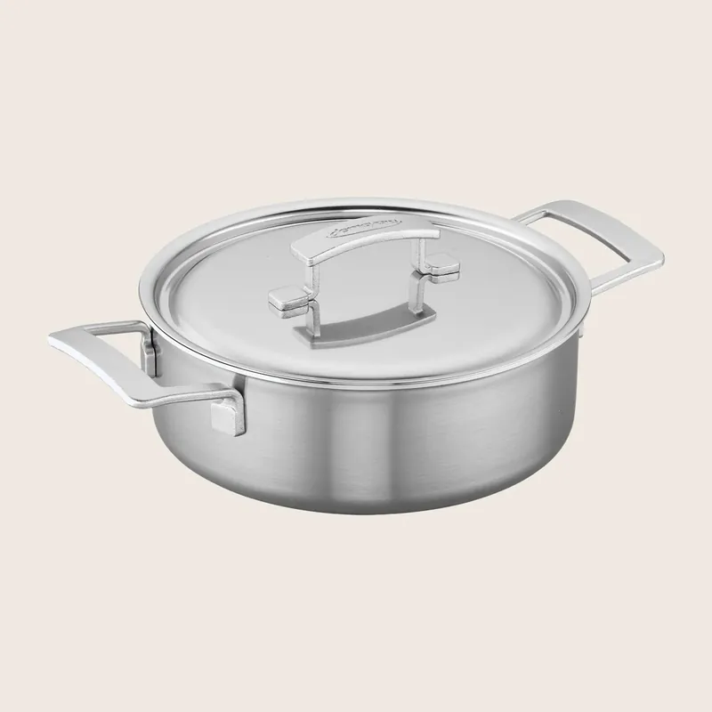 5-Ply 4-qt Stainless Steel Deep Sauté Pan
