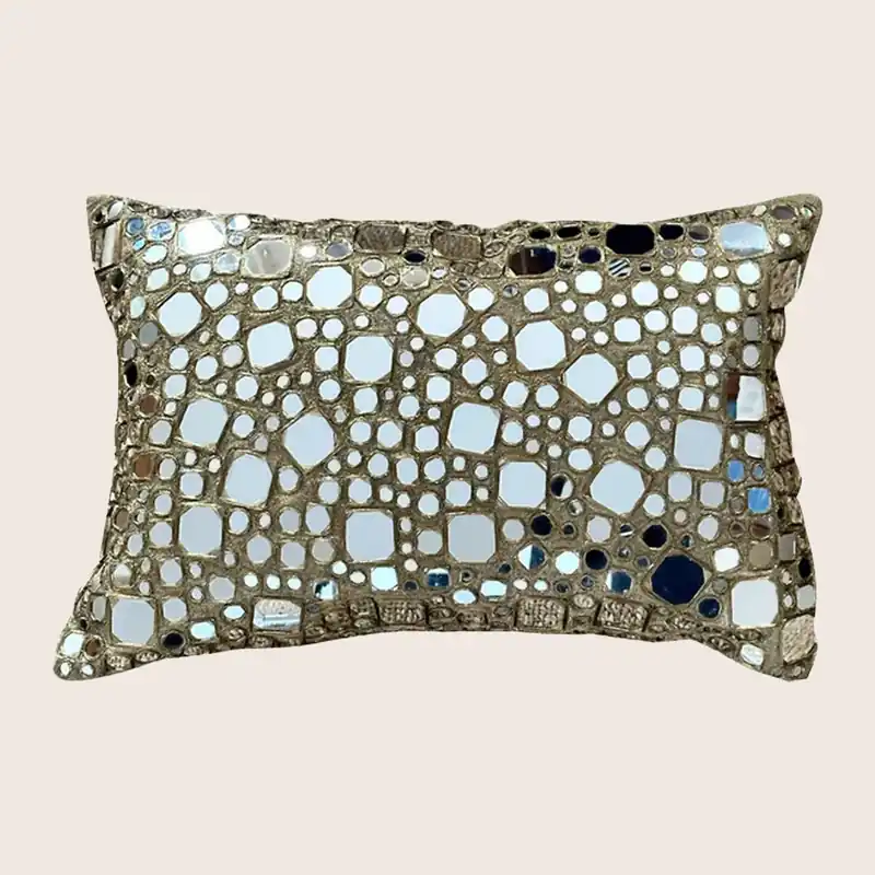 Mosaic Mirror Lumbar Pillow - Threads Soft Goods (Drop Ship)