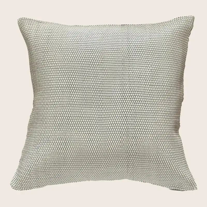Leather Weave Pillow - Threads Soft Goods (Drop Ship)