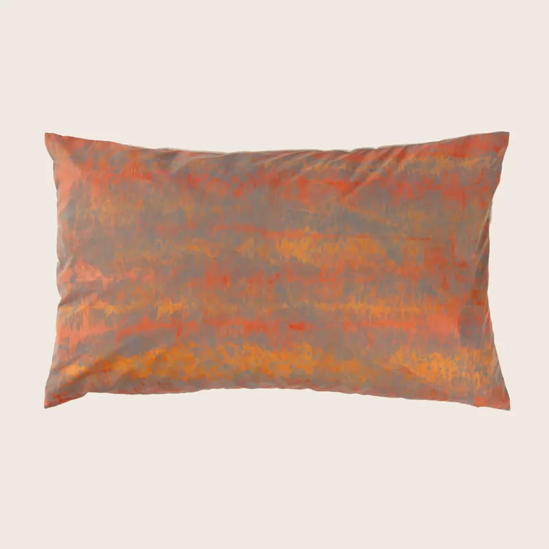 Aurora Brush Cross Pattern Lumbar Pillow - Lara Knutson