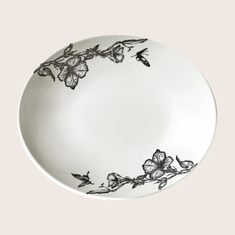 Unity Small Oval Bowl, Magical Blossom - Serax Us Inc
