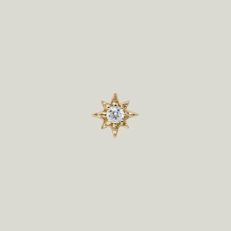 Aztec Petite North Star Single Stud - Anzie (Consigned)