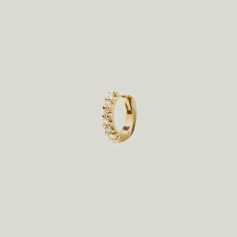 Classique Micro Pavé Single Huggy - Anzie (Consigned)