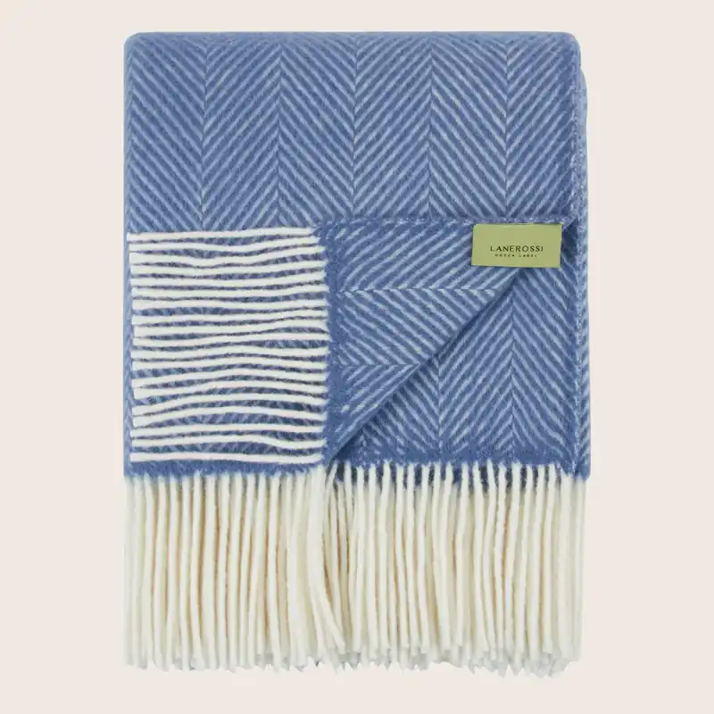 Uruguay Maxi Organic Wool Throw - Marzotto Lab SRL