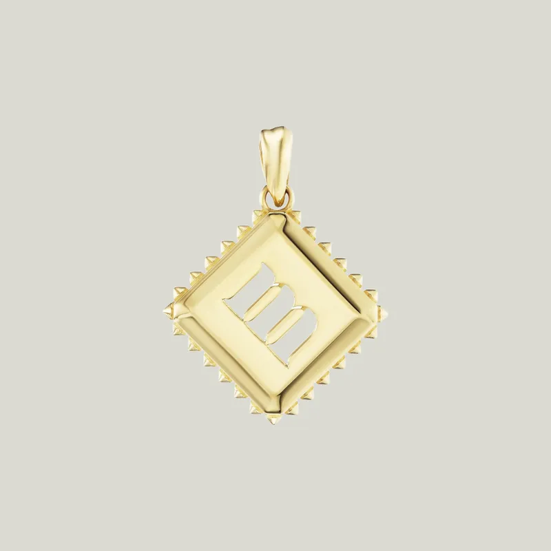Mini Initial Pendant - M