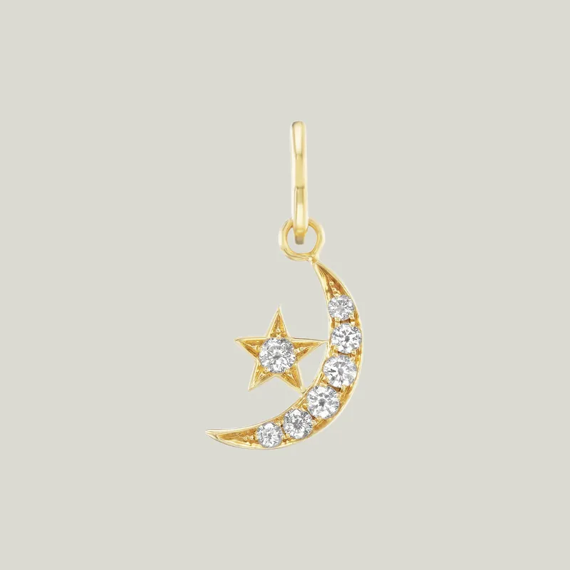 4 Element Star & Moon Charmlette - AnaKatarina Design (Consigned)