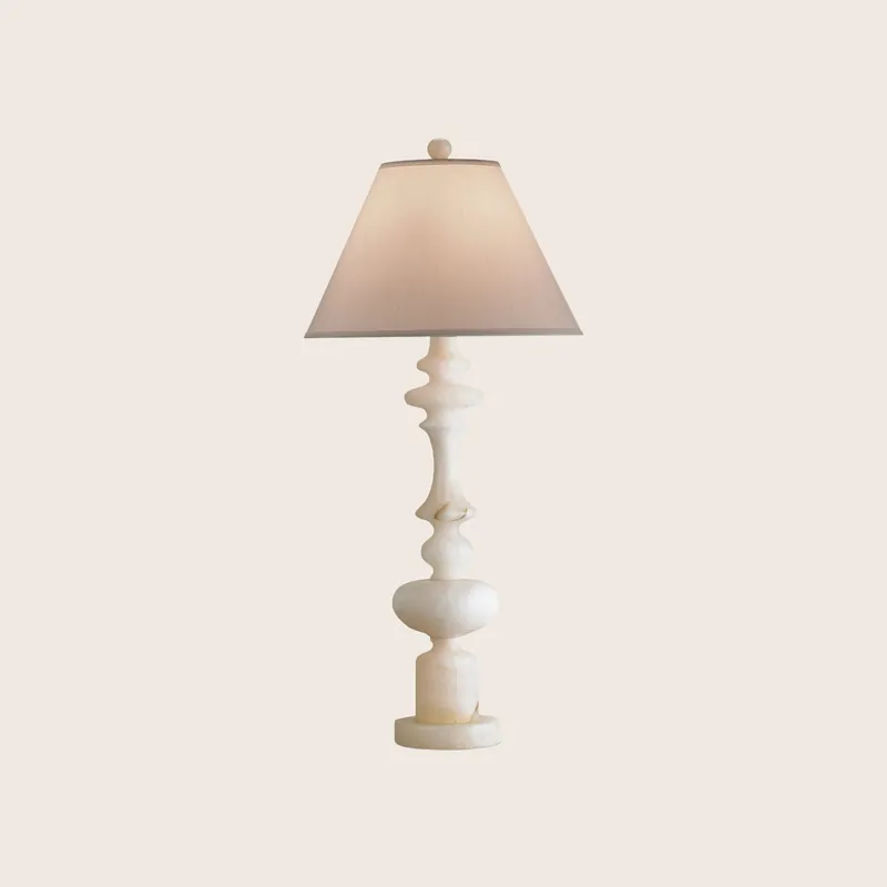 Farrington White Table Lamp - Currey & Company