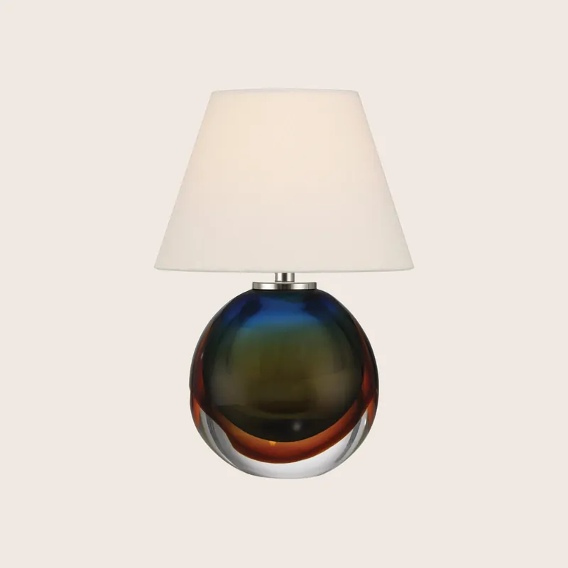 Voyage Nickel Cordless Table Lamp - Currey & Company