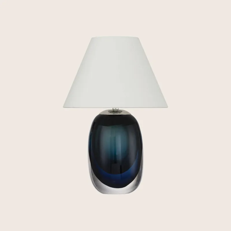 Danza Blue Cordless Table Lamp - Currey & Company