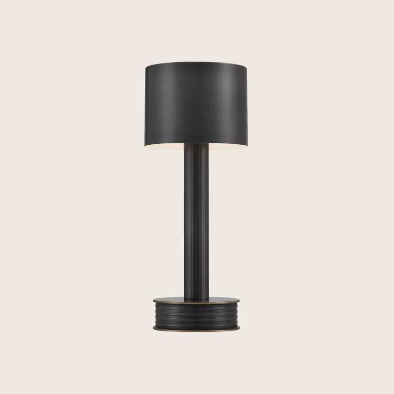 Traverse Bronze Cordless Table Lamp - Currey & Company