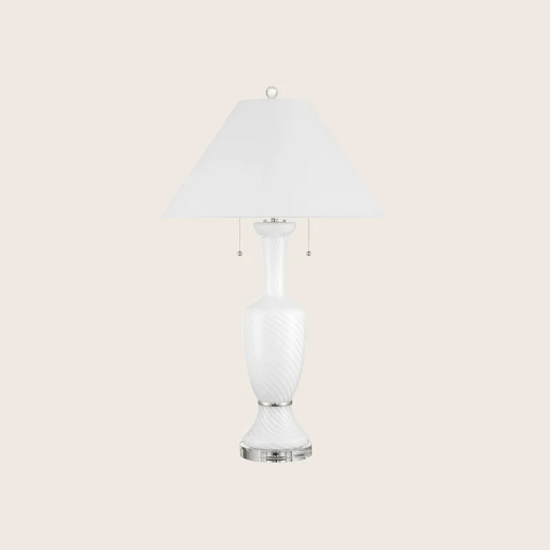 Classico White Table Lamp - Currey & Company