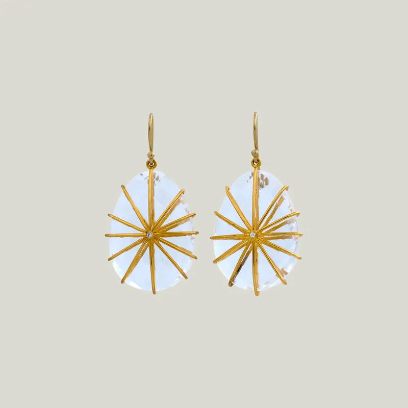 Crystal Multiwrap Earrings - Kothari (Leased)