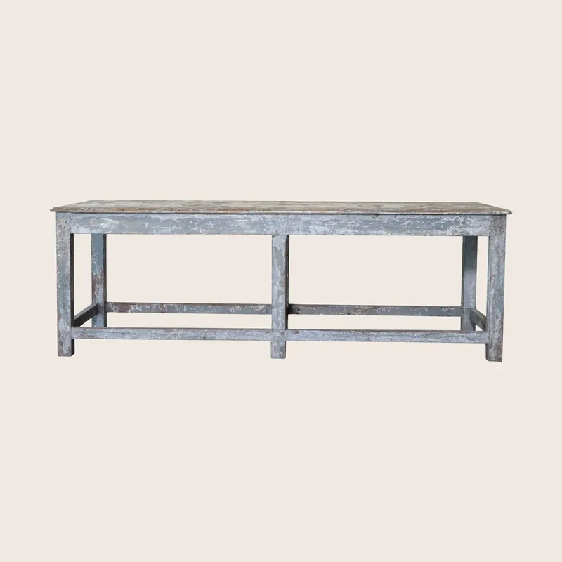 Vintage Chippy Console Bench Table - Golden Oldies
