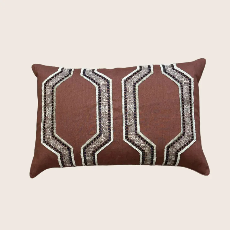 Terrakari Lumbar Pillow - Threads Soft Goods (Drop Ship)
