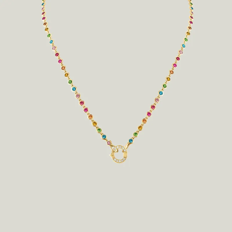 Rainbow Closure Necklace - Eden Presley (Consigned)