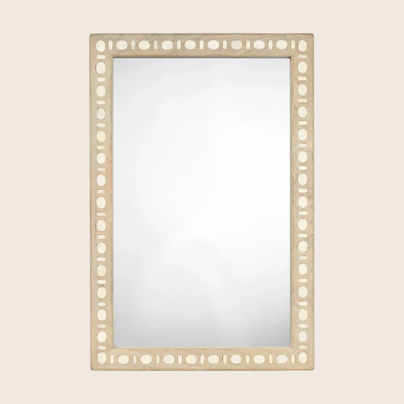 Sama Wood & Bone Inlay Mirror - Jamie Young