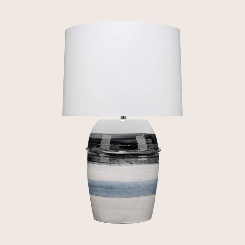 Horizon Striped Table Lamp - Jamie Young