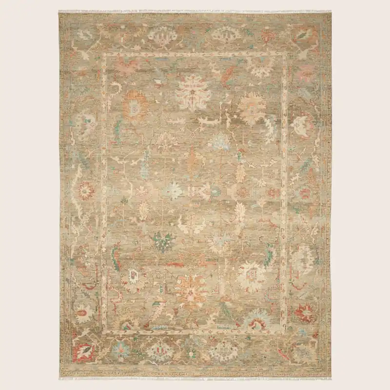 Charcoal Essentials Traditional Wool Cotton Blend Rug - Nourison Industries, Inc.