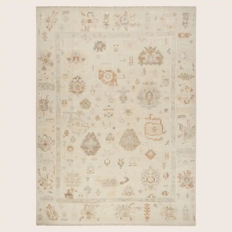 Cream Essentials Traditional Wool Cotton Blend Rug - Nourison Industries, Inc.