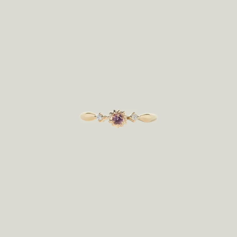 Lavender Sapphire Gwah Ring Supreme - Dohee Studio (Consigned)