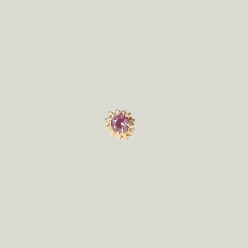 Pomme Ruby Gwah Stud (Single) - Dohee Studio (Consigned)