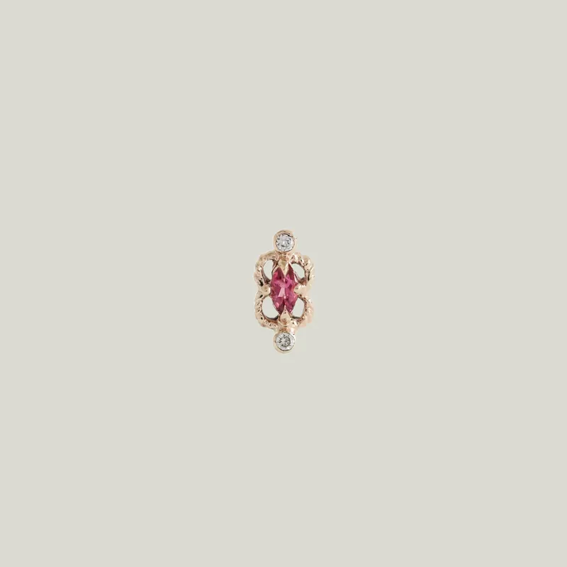 Tourmaline Nuhte Earring (Single) - Dohee Studio (Consigned)