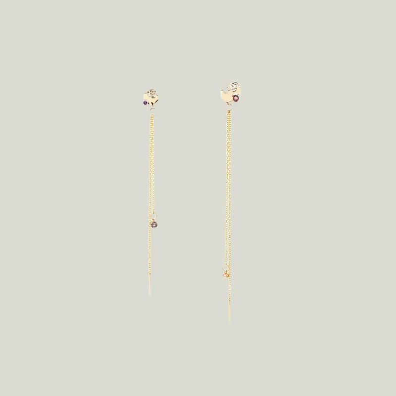 Rosé Earring (Pair) - Dohee Studio (Consigned)