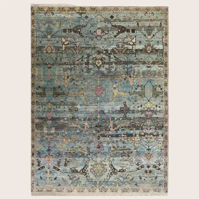Blue Alchemy Transitional Wool Rug - 10'1" x 14'