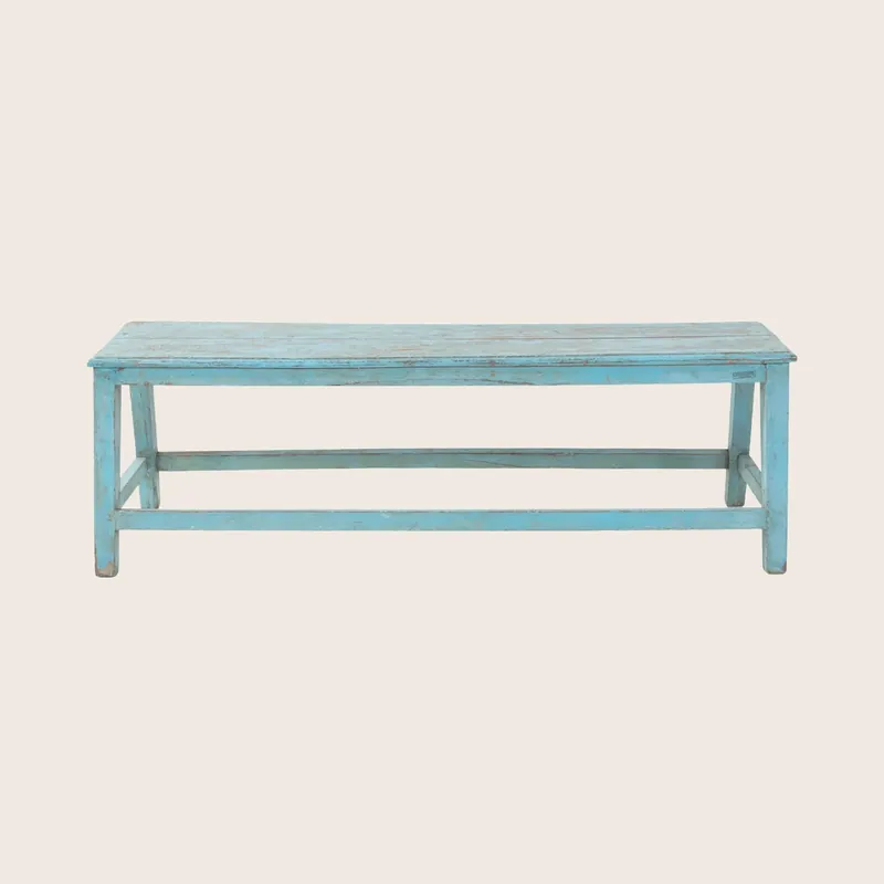 Vintage Distressed Bench - Golden Oldies