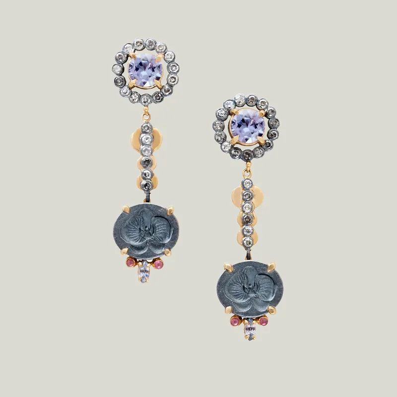 Mōrena Orchid Earrings - Allison Alane (Dropship)