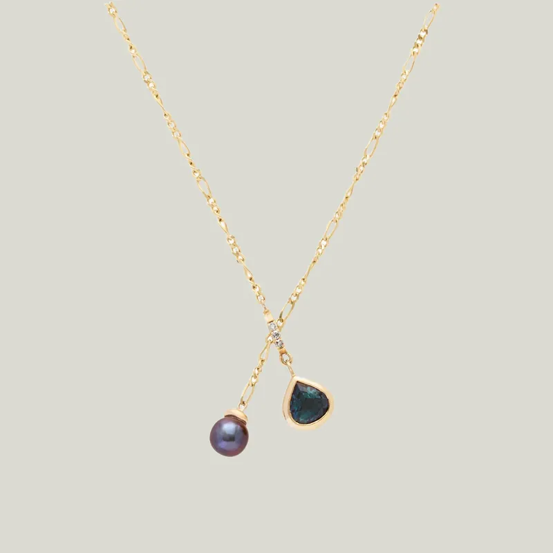 Kohi Lariat Necklace - Allison Alane (Dropship)