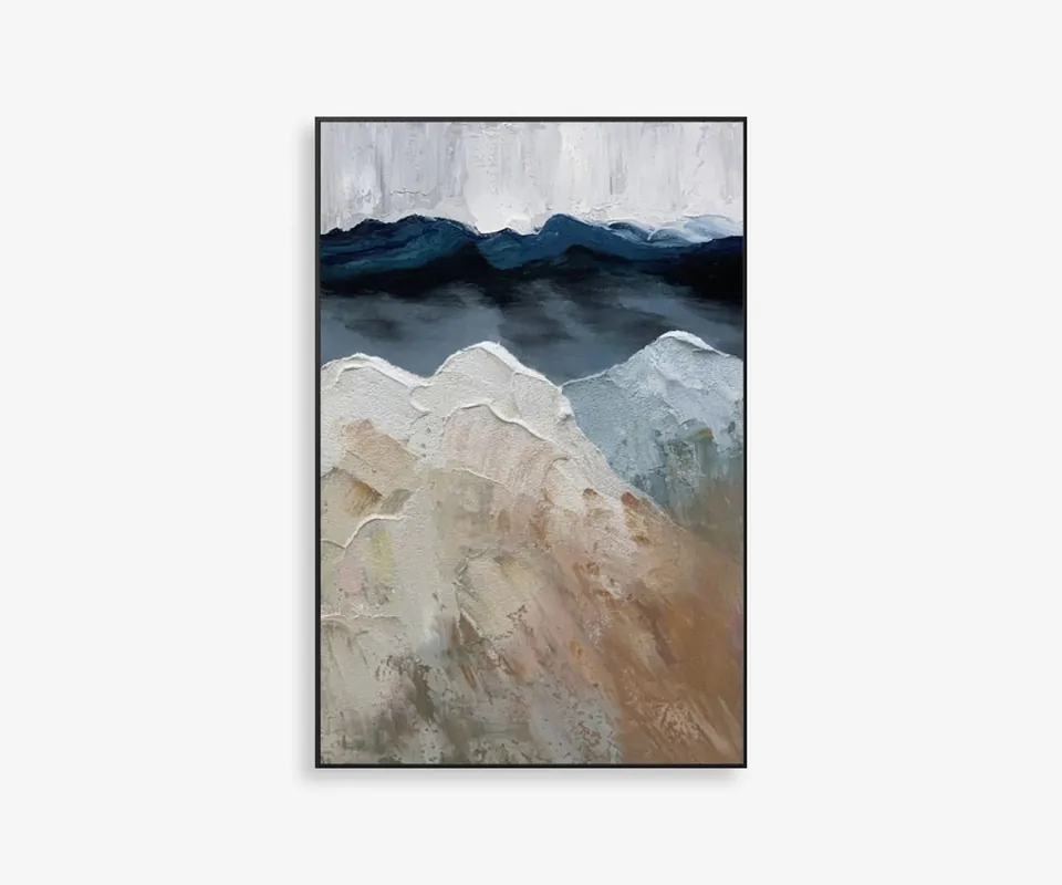 Mountains Impressionist Art - Doba