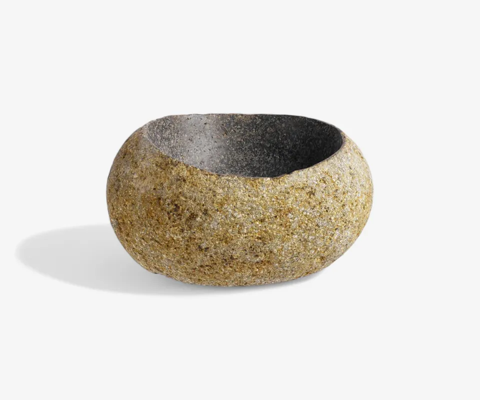 Carved River Stone Bowl - Design Ideas