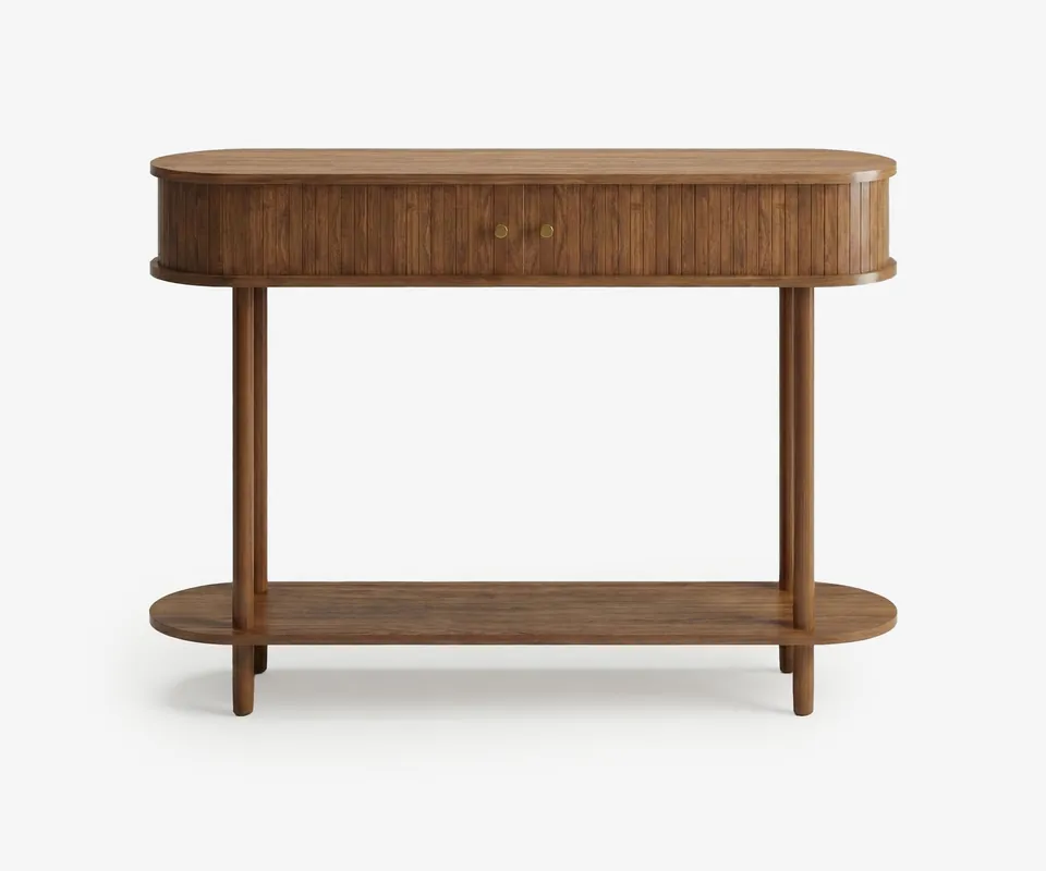 Tambour Console Table - Doba