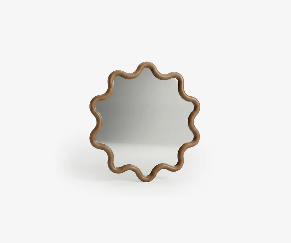 Rosette Wave Mirror - Doba